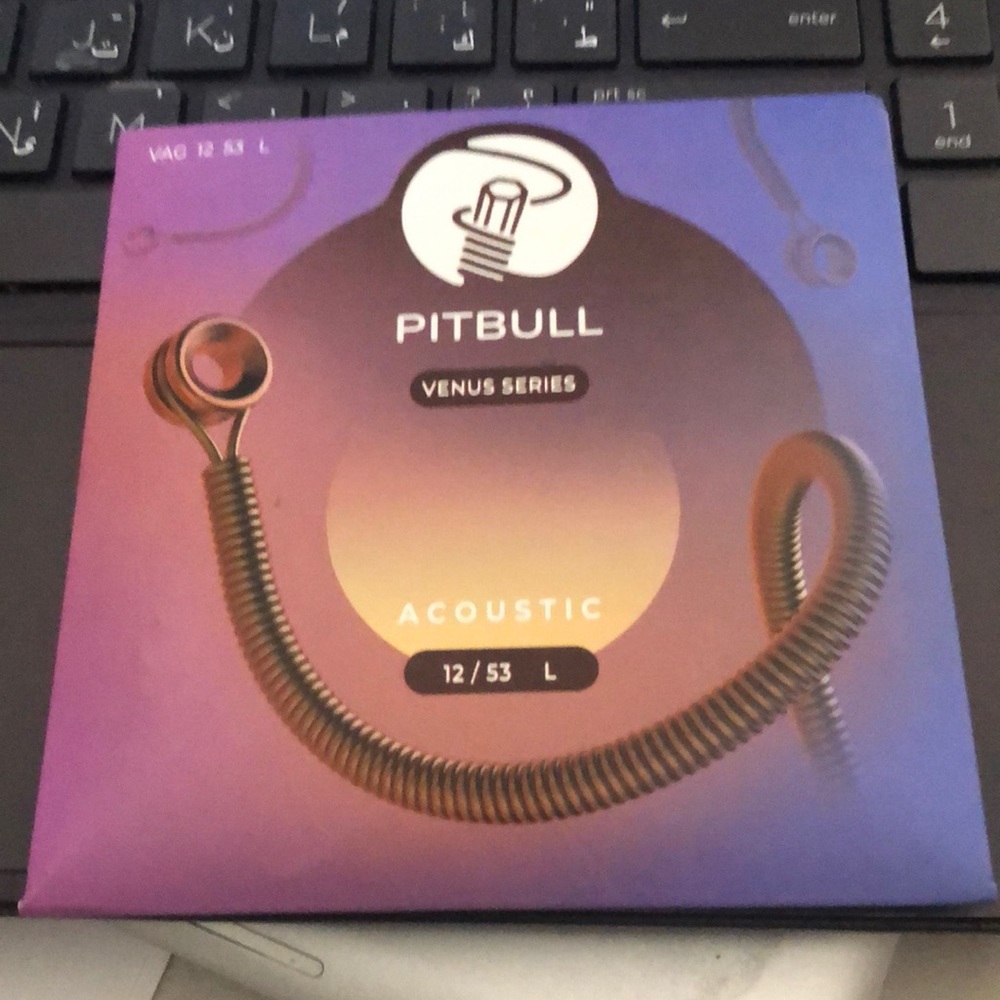Pit bull Guitar Strings 12-53 Light Opened but new